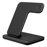 Maxguard MGVC05 Veloce-Series 3 In 1 Wireless Charger Black