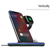 Maxguard MGVC05 Veloce-Series 3 In 1 Wireless Charger Black