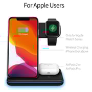 Maxguard MGVC05 Veloce-Series 3 In 1 Wireless Charger Black