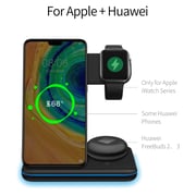 Maxguard MGVC05 Veloce-Series 3 In 1 Wireless Charger Black