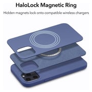 Maxguard Efficiente-Series Iphone 12/12 Pro Magnetic Liquid Silicone Case Blue