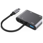 BrandTech BTUSB5IN1 5 In 1 USB Type-C Hub Grey