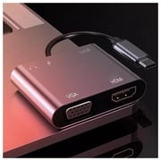 BrandTech BTUSB5IN1 5 In 1 USB Type-C Hub Grey