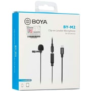 Boya Omni-directional Microphone With Lightning Connector Cable 6m Black