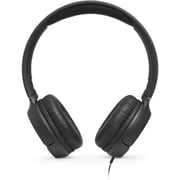 JBL T500- Wired On-Ear Headphones- Black