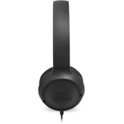 JBL T500- Wired On-Ear Headphones- Black