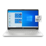HP Laptop - Intel Core i3 / 15.6inch HD / 256GB SSD / 8GB RAM / Shared / Windows 10 / English Keyboard / Silver - [15-DY1091WM]