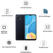 Oppo A15 CPH2185 DS 32GB/3GB Dynamic Black 4G Smartphone