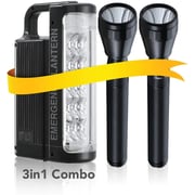 Sanford Rechargeable LED Search Light And Emergency Combo 3 In 1 (3Sc+3Sc+24Pcs LED)