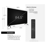 Samsung UA85TU8000UXZN 4K UHD Smart TV 85inch (2020 Model)
