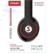 Sonilex Wireless Headphones Gladiator W/Aux Cable SL-BT108HS