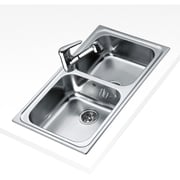 TEKA Inset Stainless Steel Sink With Two Bowls Classic 2B 86