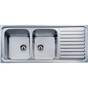 TEKA Inset Stainless Steel Sink With Two Bowls And One Drainer Classic 2B 1D
