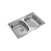 TEKA Inset Stainless Steel Sink With Two Bowls Universe 80 T-Xp 2B