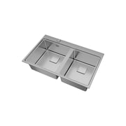 TEKA Inset Stainless Steel Sink With Two Bowls Zenit Rs15 2C 86