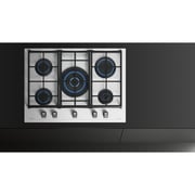 TEKA 70cm GZC 75330 Gas on Glass White Hob with ExactFlame function of natural gas