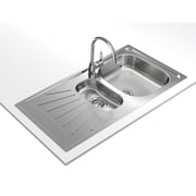 TEKA Reversible Matte One‑Bowl Sink with Aux & Drainer - Starbright 60 E‑Xn 1½B