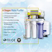 Nectar 6 Stage Reverse Osmosis Drinking Water Filter System with DI Filter