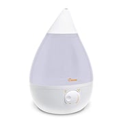 Crane Ultrasonic Cool Mist Humidifier, Filter-Free, 1 Gallon, For Home Bedroom Baby Nursery And Office, White