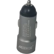 Modem Cat Car Charger Grey