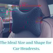 Aeris Car Headrest Pillow,0 Memory Foam Car Neck Pillow For Driving With Strap