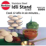 Hawkins Stainless Steel Idli Stand, 12 Idlis (SSID5)