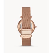 Fossil Carlie Analog Mother of Pearl Dial Women's Watch-ES4918