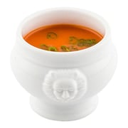 Porcelain Soup Bowl, Porcelain Soup Cup - Lions Head Bowl - 6 Ounce - 10Ct Box - Restaurantware