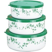 Corelle Coordinates By Reston Lloyd 6-Piece Enamel On Steel Bowl/Storage Set, Callaway