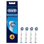Oral-B Genuine Precision Clean Replacement White Toothbrush Heads, Refills for Electric Toothbrush, Deep and Precise Cleaning, Pack of 4