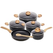 Homeway HW-3423 Marble Cookwre Set 10pcs