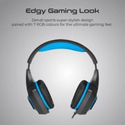 Vertux DENALI Wired On Ear Gaming Headset Blue