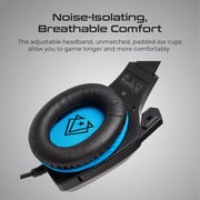 Vertux DENALI Wired On Ear Gaming Headset Blue