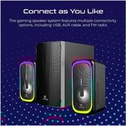 Vertux SONIC 50 Bluetooth Gaming Speaker Black