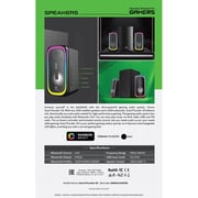 Vertux SONIC 50 Bluetooth Gaming Speaker Black