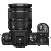 كاميرا فوجي فيلم X-S10 بدون مرآة سوداء مع عدسة XF18-55mm