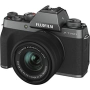 Fujifilm X-T200 Digital Mirrorless Camera Silver With XC15-45mm Lens