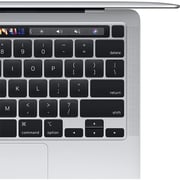 Macbook Pro 13 بوصة (2020) - Apple M1 Chip 8-Core 8GB 256GB SSD Silver English Keyboard النسخة الدولية