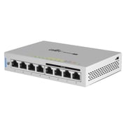 Ubiquiti Unifi 60W 8 Ports Switch 4 GbE RJ45 Ports 4 GbE 802.3af PoE RJ45 Ports Grey