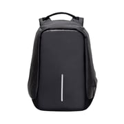 Anti Theft Laptop Backpack With USB Charging Port 15.6inch Black, 1554623495-563
