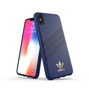 أديداس - iPhone XS ماكس - حافظة 3 خطوط - سامبا بلو