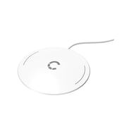 Cygnett Power-Base Qi 10W Wireless Desk Fast Charging, Sleek Design with Non-Slip Charging Surface - Compatible with Smartphone, AirPods & AirPods Pro - White