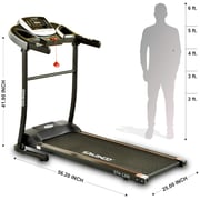 Sparnod Fitness Automatic Treadmill- Foldable Motorized Treadmill for Home Use - STH-1200 (3 HP Peak)