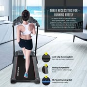Sparnod Fitness Automatic Treadmill - Foldable Motorized Treadmill for Home Use- STH-2100 (4 HP Peak)
