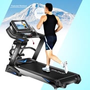 Sparnod Fitness Automatic Motorized Treadmill for Home Use - Touchscreen Display with Wifi and Massager-STH-6000 3 HP (6 HP Peak)