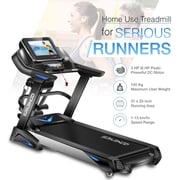 Sparnod Fitness Automatic Motorized Treadmill for Home Use - Touchscreen Display with Wifi and Massager-STH-6000 3 HP (6 HP Peak)