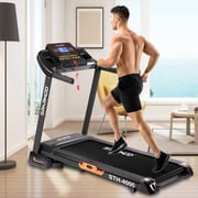 Sparnod Fitness Automatic Treadmill - Foldable Motorized Running Indoor Treadmill for Home Use- STH-4000 (4.5 HP Peak)