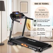 Sparnod Fitness Automatic Treadmill - Foldable Motorized Running Indoor Treadmill for Home Use- STH-4000 (4.5 HP Peak)