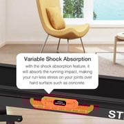 Sparnod Fitness Automatic Treadmill - Foldable Motorized Running Indoor Treadmill for Home Use- STH-4000 (4.5 HP Peak)