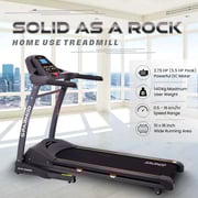 Sparnod Fitness Automatic Treadmill - Foldable Motorized Walking & Running Machine for Home Use - Sturdy Equipment with Auto Incline- STH-5300 (5.5 HP Peak)
